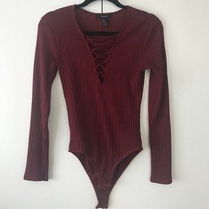 Lace Up Bodysuit